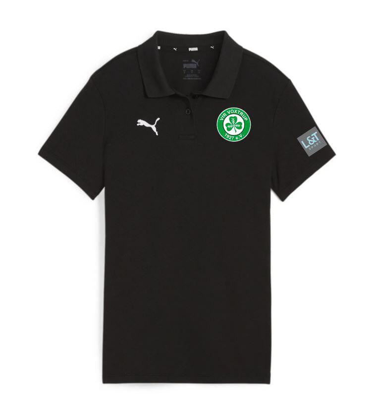 Kinder VFR Voxtrup Polo - 003-PUMA BLACK-PUMA WHITE - Schwarz