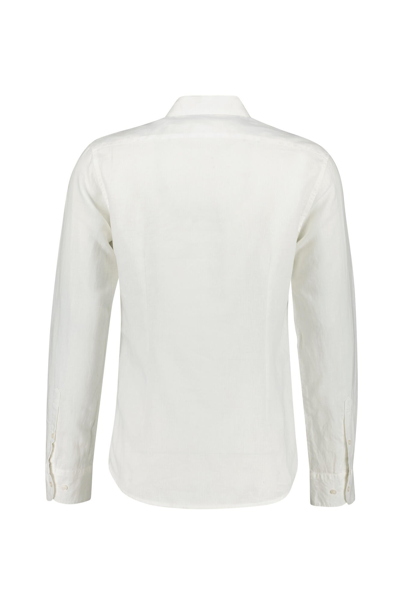 Leinenhemd Slim Fit - White - Weiß