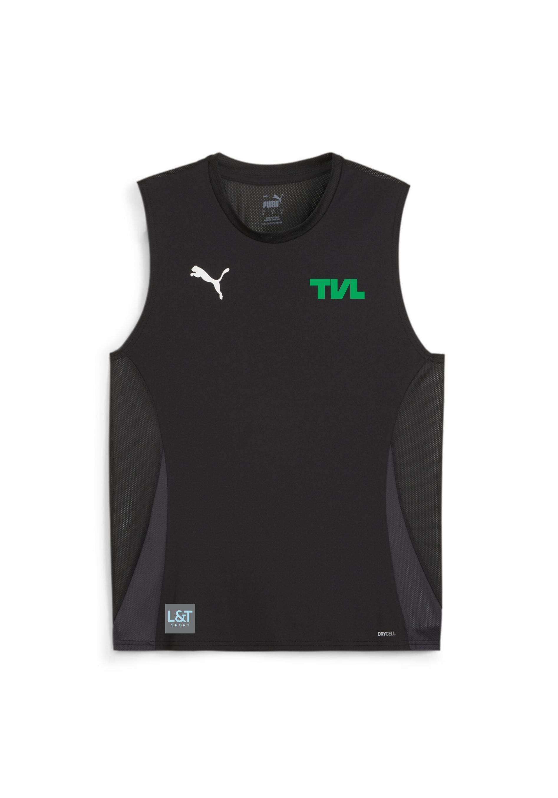 Herren TV Lengerich Tanktop - 003-PUMA BLACK-PUMA WHITE-FLAT - Schwarz