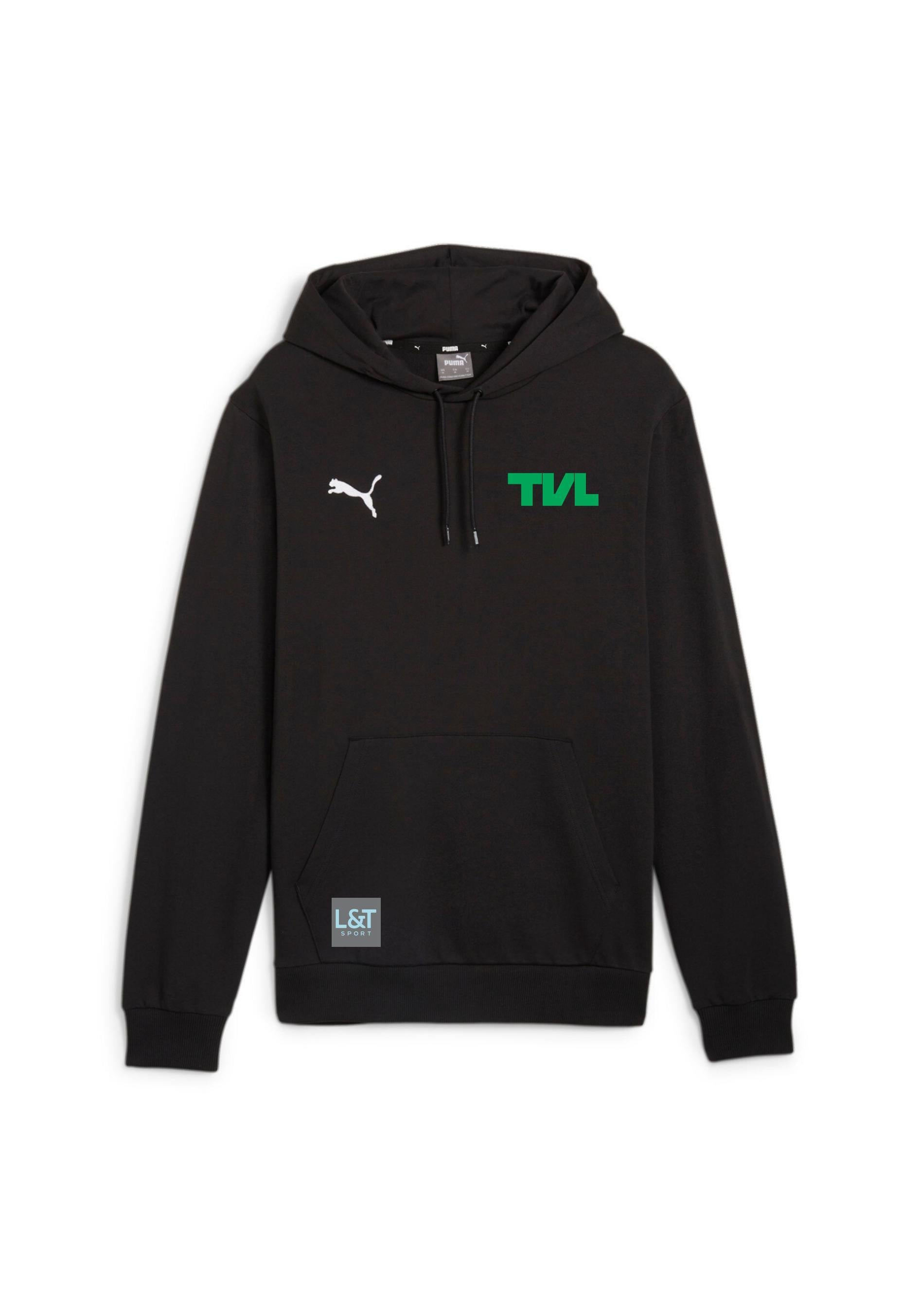 Damen TV Lengerich Hoody - 003-PUMA BLACK-PUMA WHITE - Schwarz