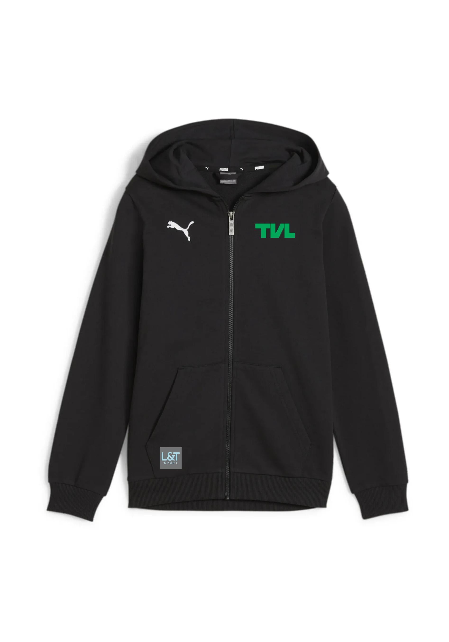 Kinder TV Lengerich Zipsweat - 003-PUMA Black-PUMA White - Schwarz