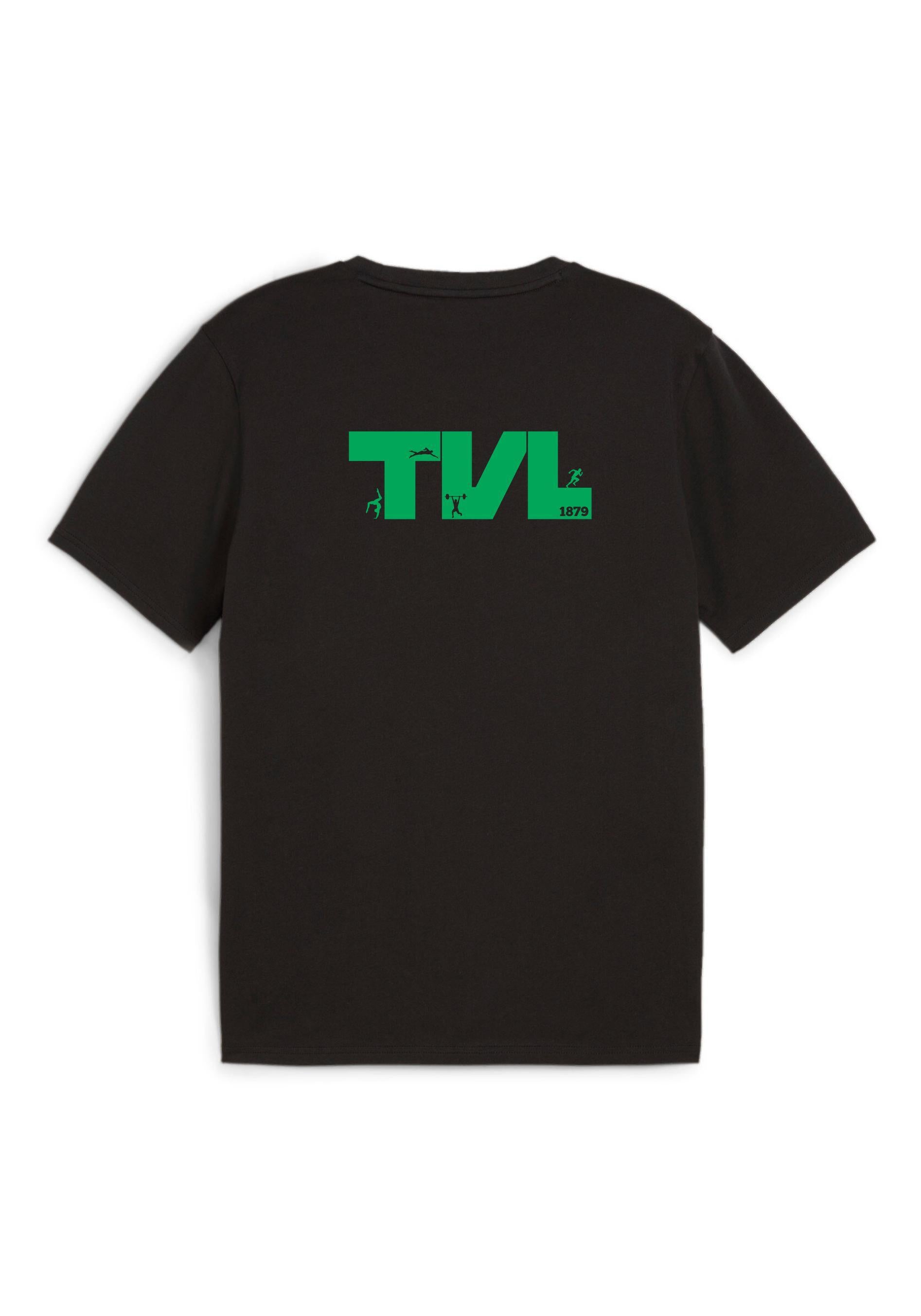 Kinder TV Lengerich T-Shirt - 003-PUMA Black-PUMA White - Schwarz