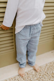 Leinenhose - Clear Blue - Blau