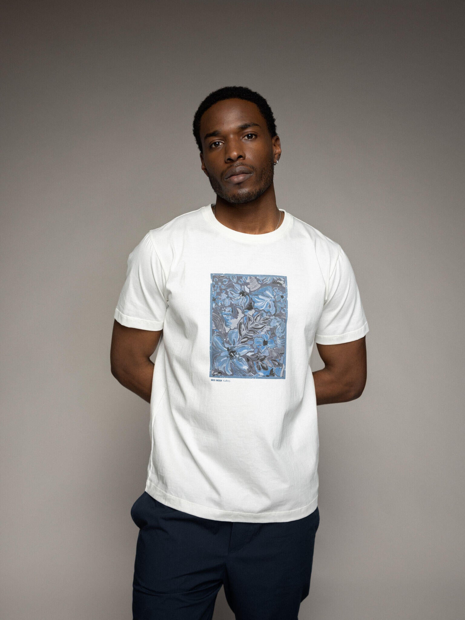 T-Shirt RIVER SUN aus Baumwolle - 789 Indigo Navy - Blau