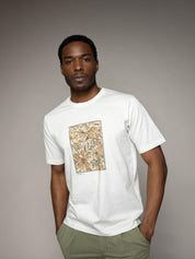 T-Shirt RIVER SUN aus Baumwolle - 952 Foss Green - Braun