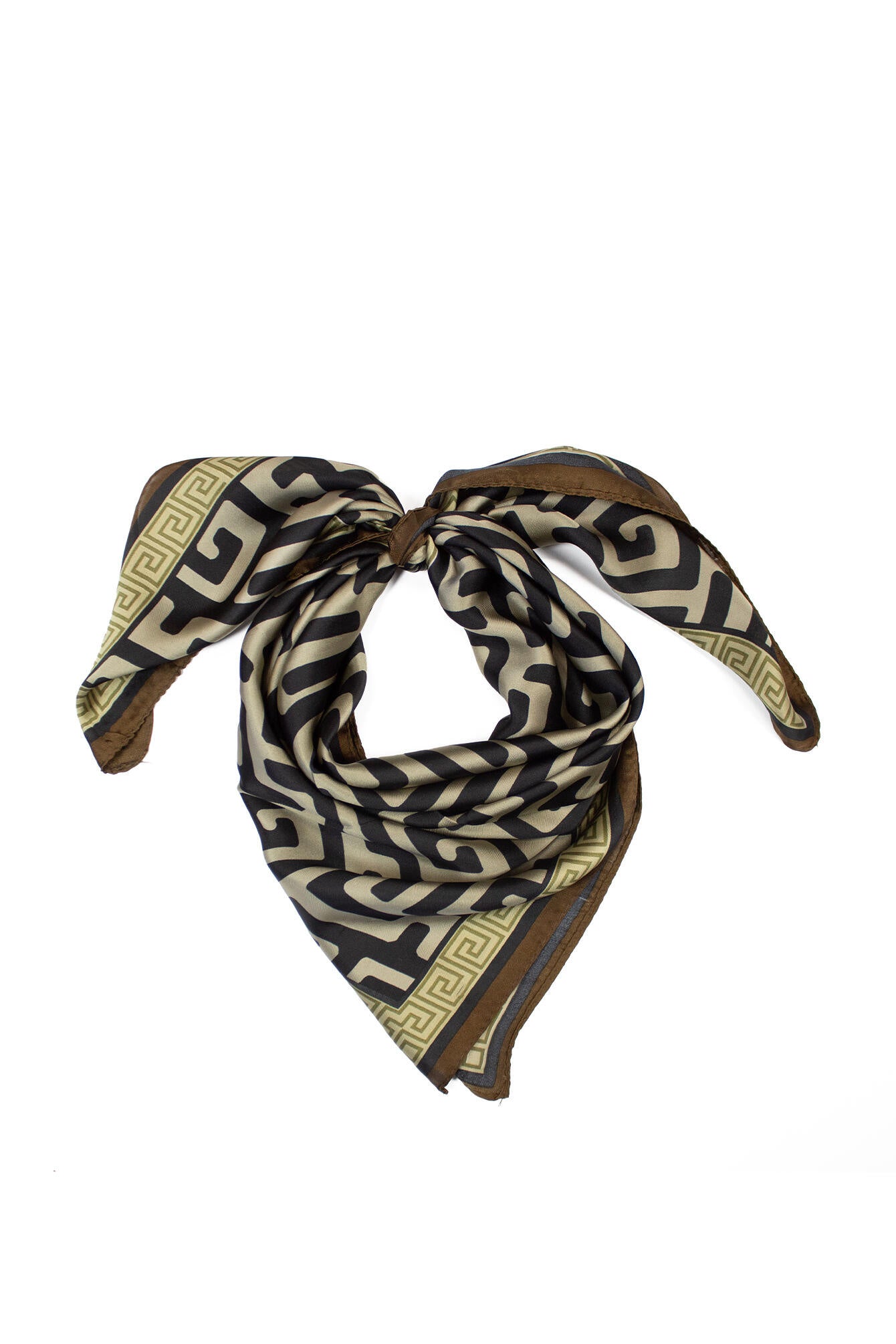 Tuch aus Viskose-Seide - 4 - Braun