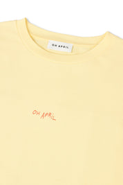 T-Shirt Oversized aus Baumwolle - Menu Lem - Gelb