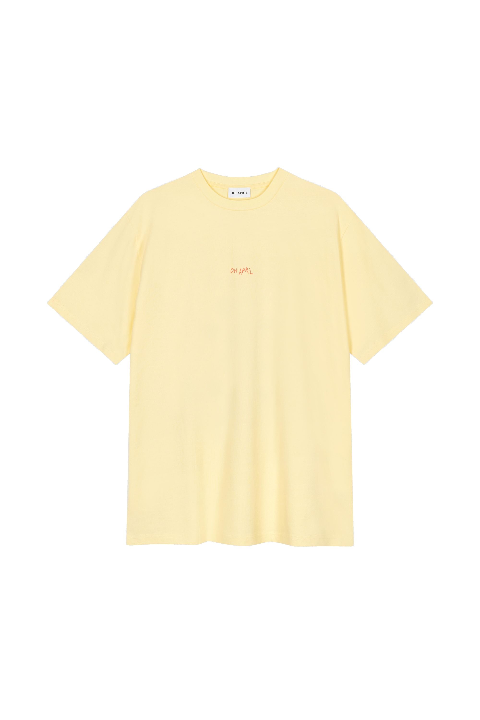 T-Shirt Oversized aus Baumwolle - Menu Lem - Gelb