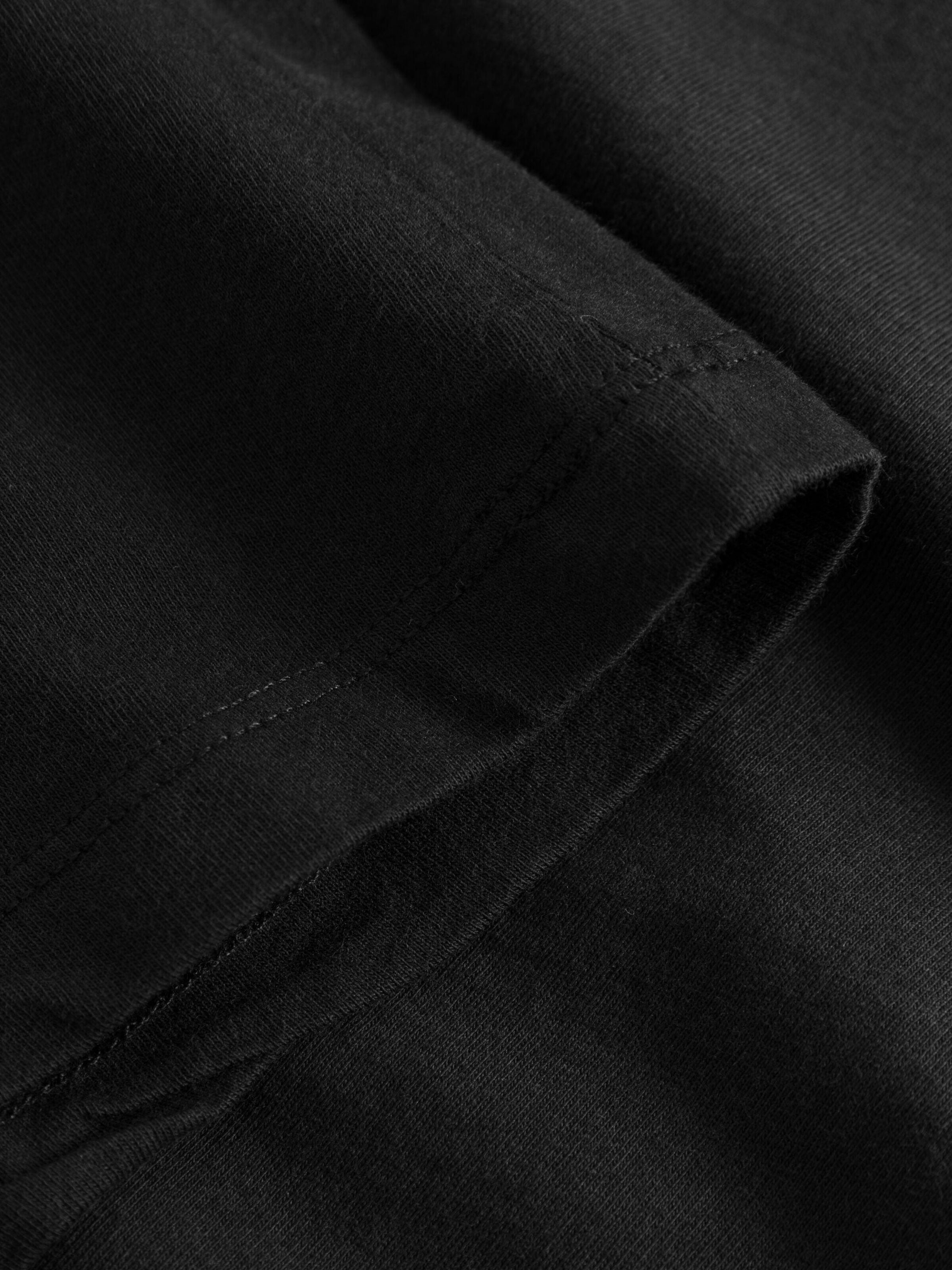 T-SHirt AGNAR aus Baumwolle - 1300 Black - Schwarz