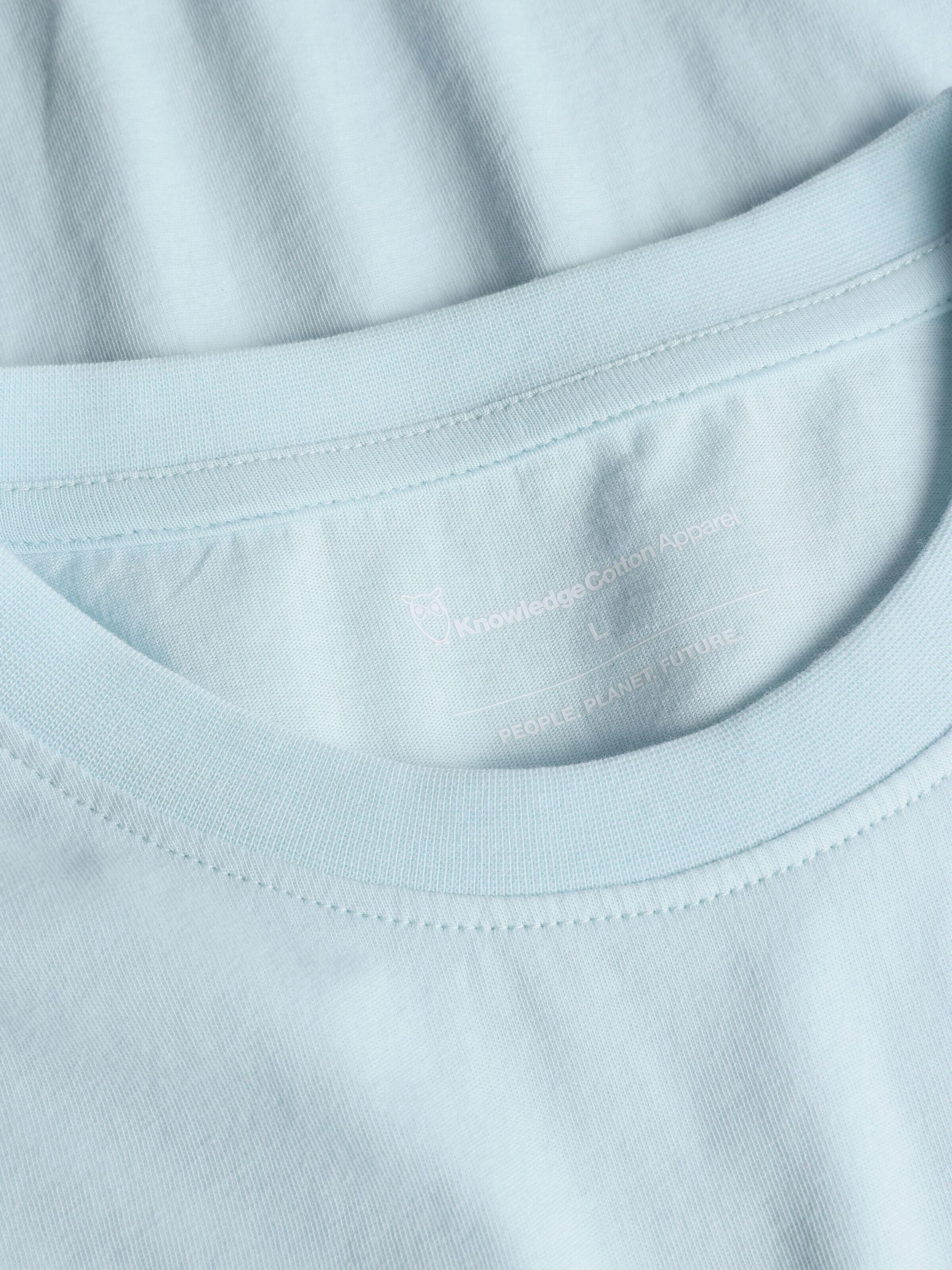 T-Shirt aus Baumwolle - 1480 Aqua - Blau