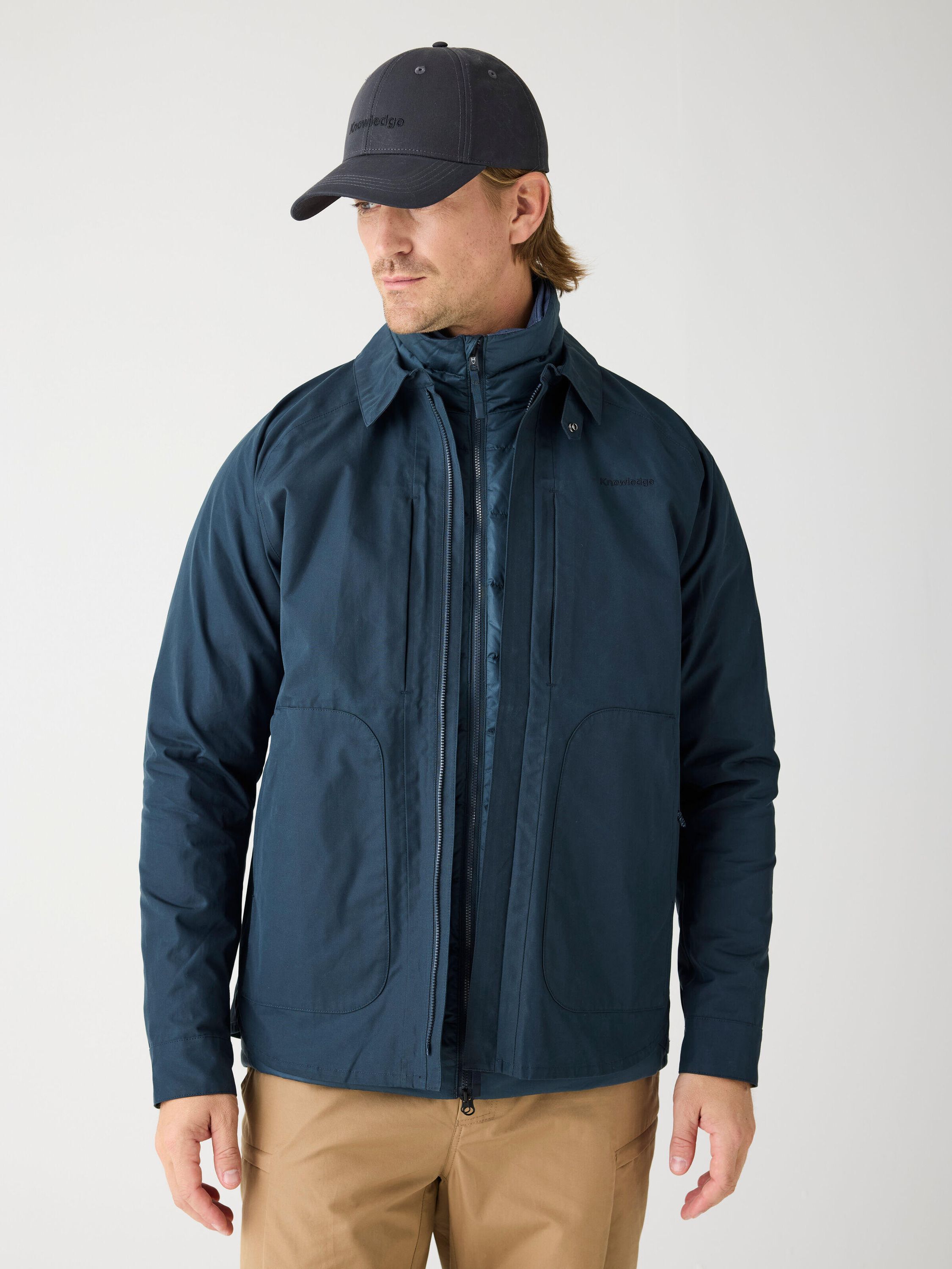 Canvas-Jacke VENT 200 - 1001 Total Eclipse - Blau