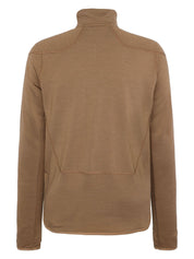 Fleecejacke Comfort Fit aus Merinowolle - 1019 Tuffet - Braun