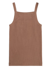 Top aus Rippstrick - 1019 Tuffet - Braun