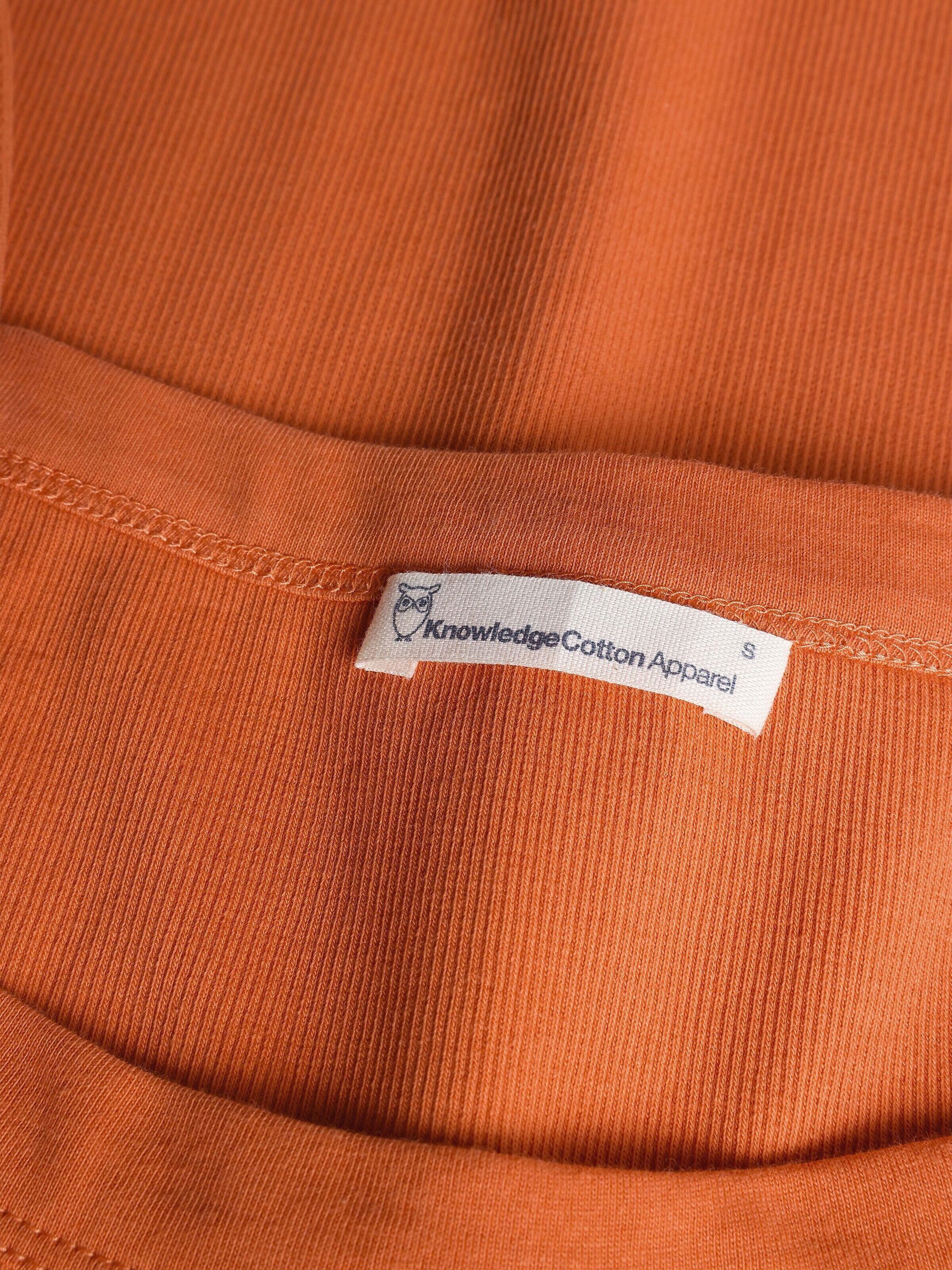 Top aus Rippstrick - 1481 Langoustino - Orange