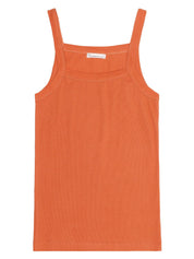 Top aus Rippstrick - 1481 Langoustino - Orange