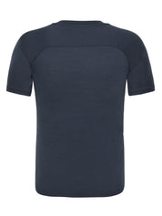 T-Shirt aus Merinowolle - 1001 Total Eclipse - Blau