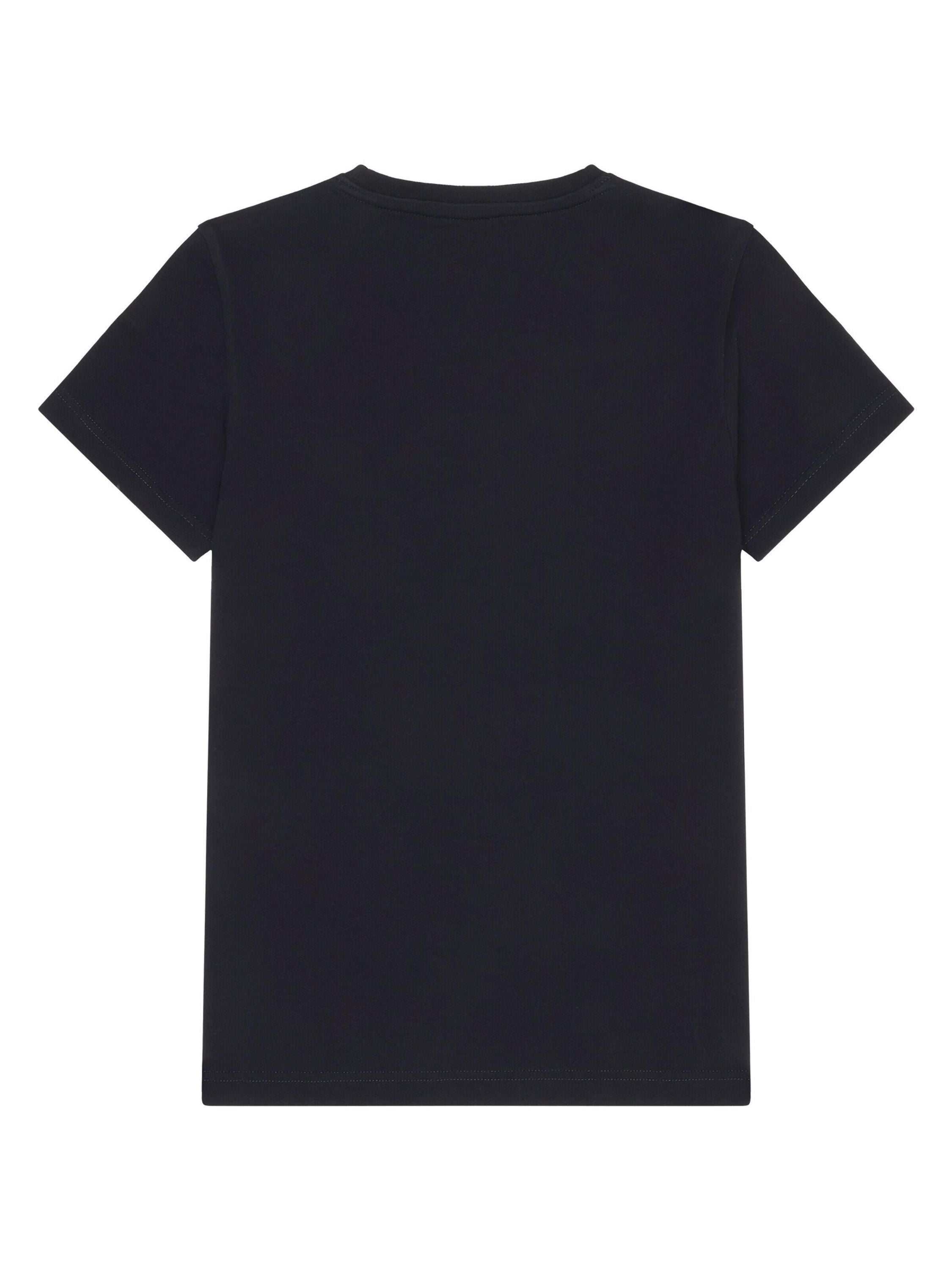 T-Shirt aus Baumwolle - 1300 Black - Schwarz