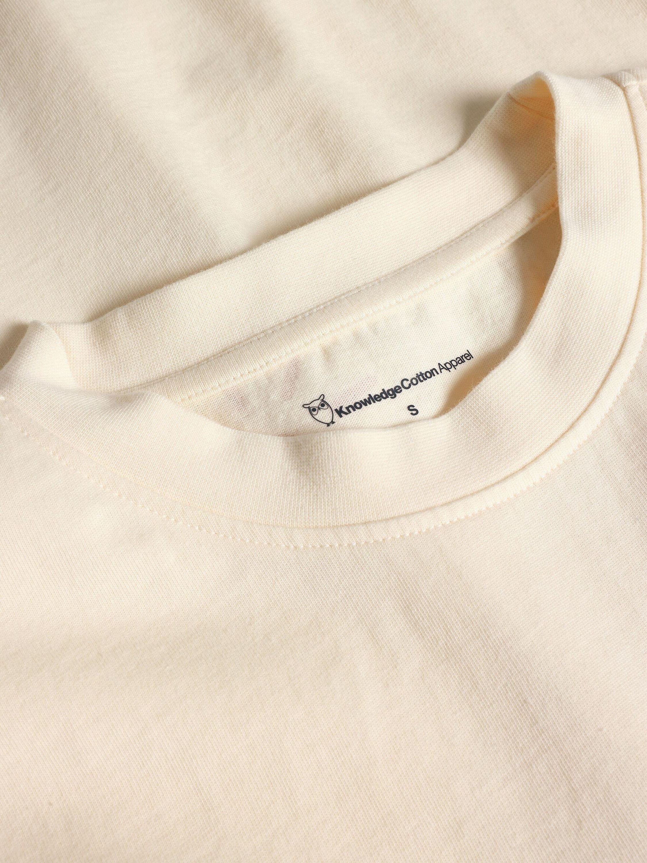 T-Shirt aus Baumwolle - 1387 Egret - Creme