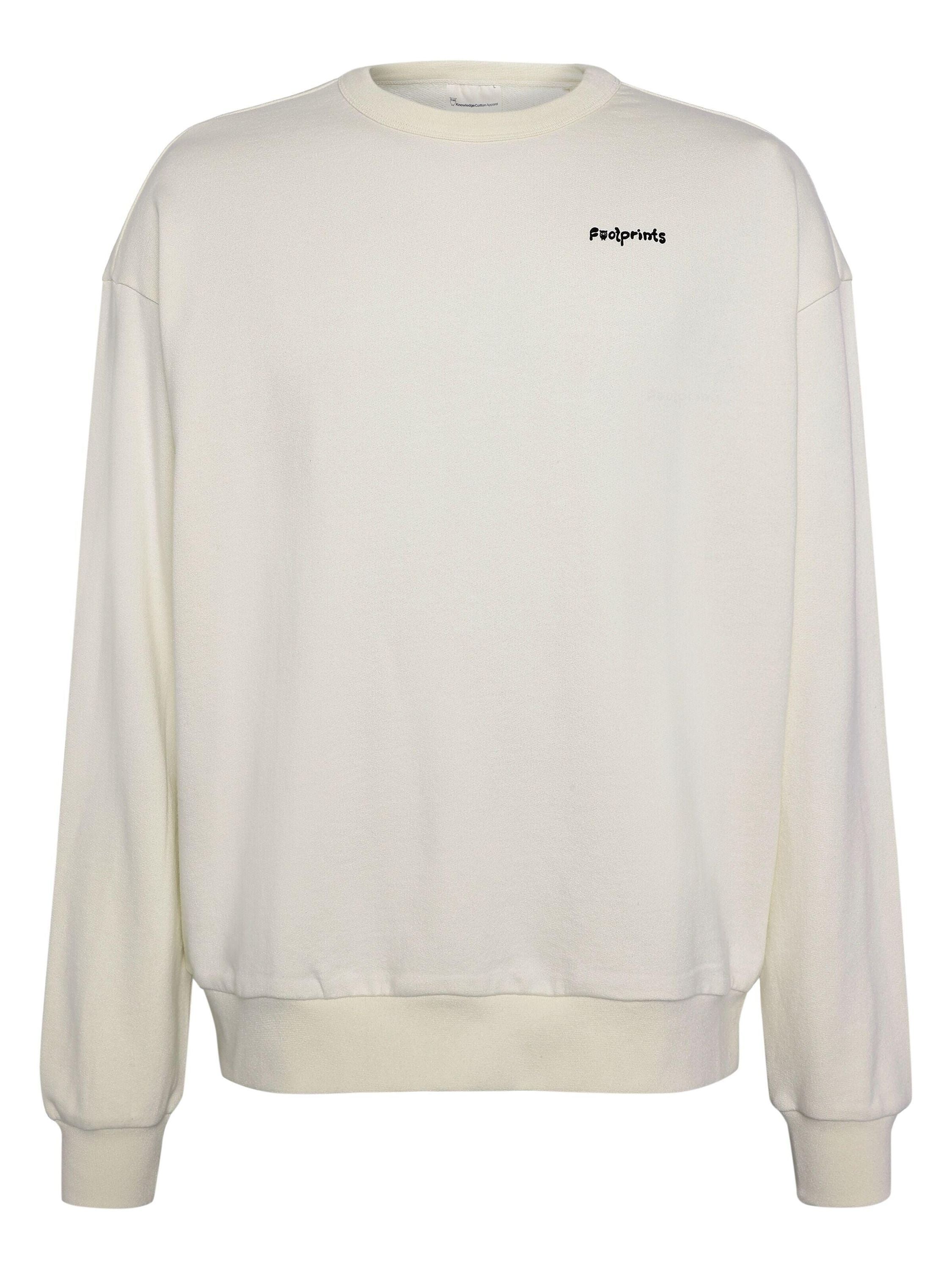 Sweatshirt Loose Fit aus Baumwolle - 1387 Egret - Creme