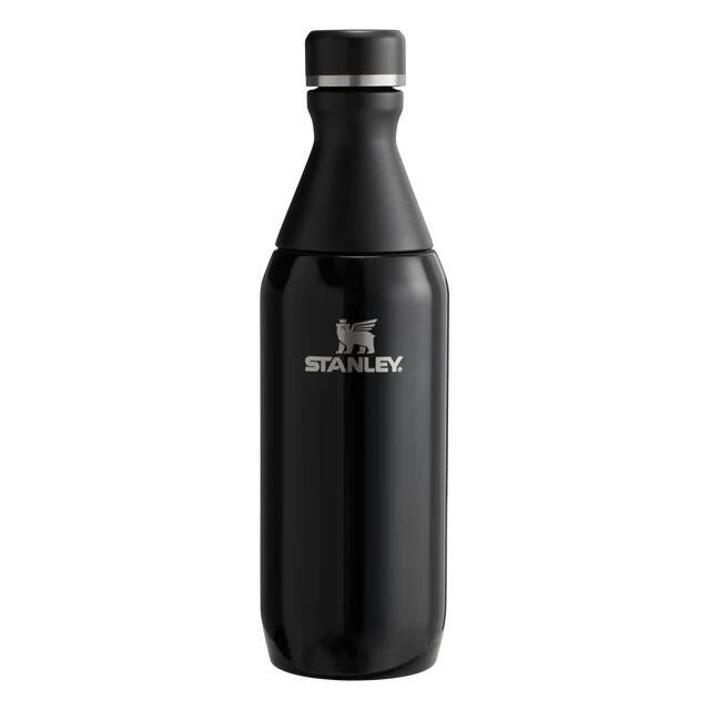 Thermoflasche All Day Slim Bottle 0,35 L - Black Gloss - Schwarz