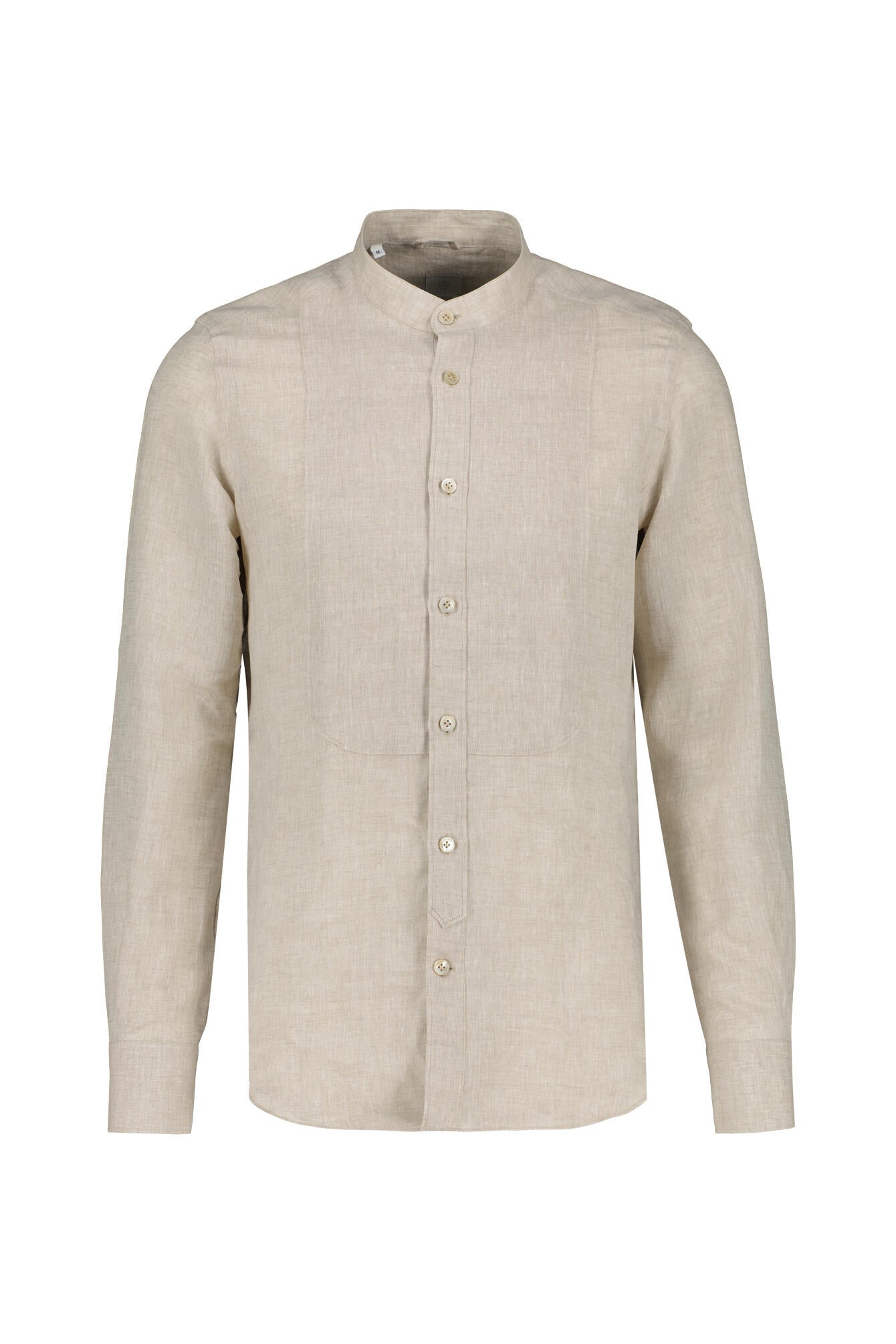 Leinenhemd Slim Fit - 02 Sabbia - Beige