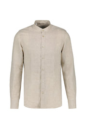Leinenhemd Slim Fit - 02 Sabbia - Beige