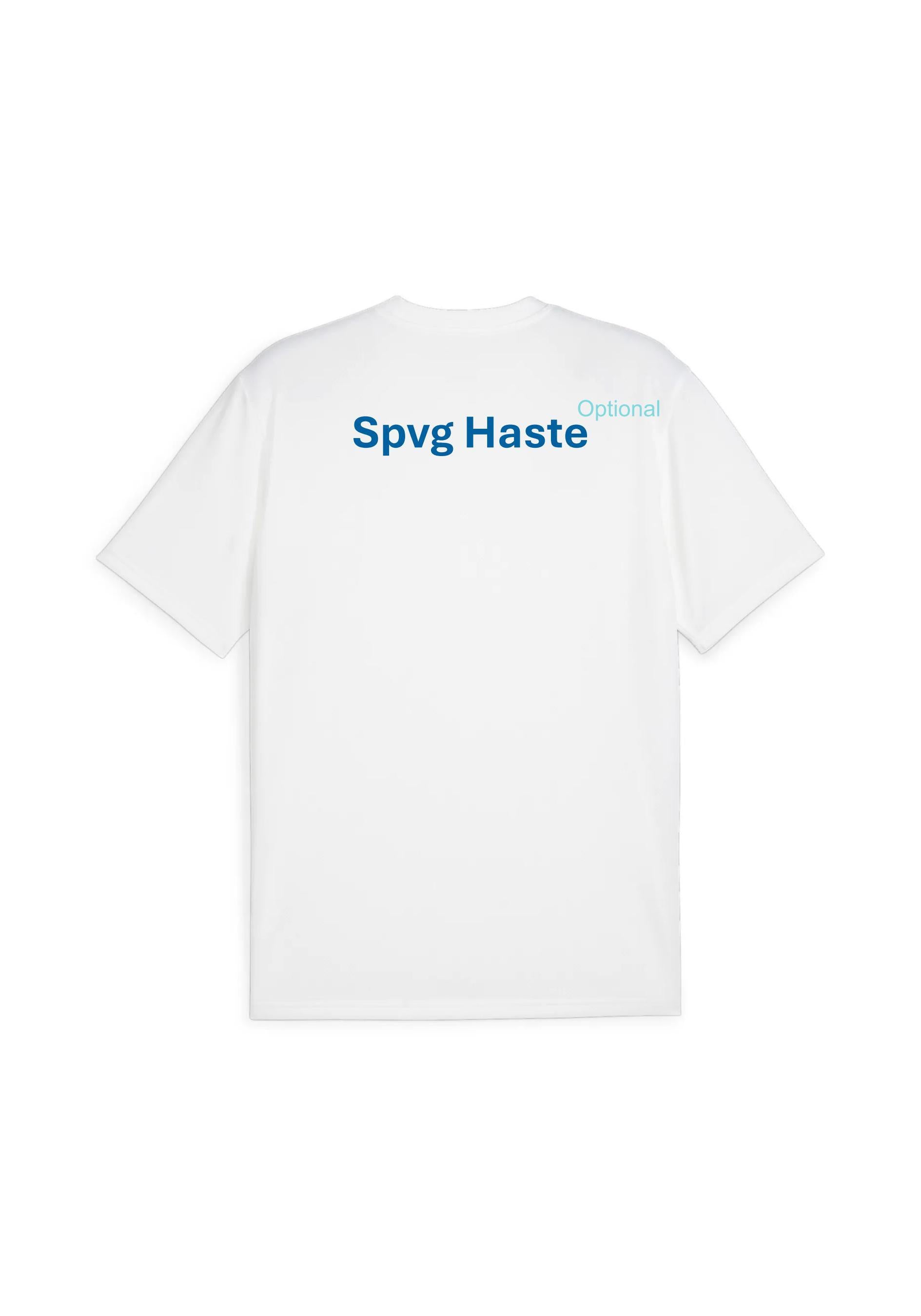 Damen SPVG Haste Trainingsshirt - 004-PUMA WHITE-PUMA BLACK-FEAT - Weiß