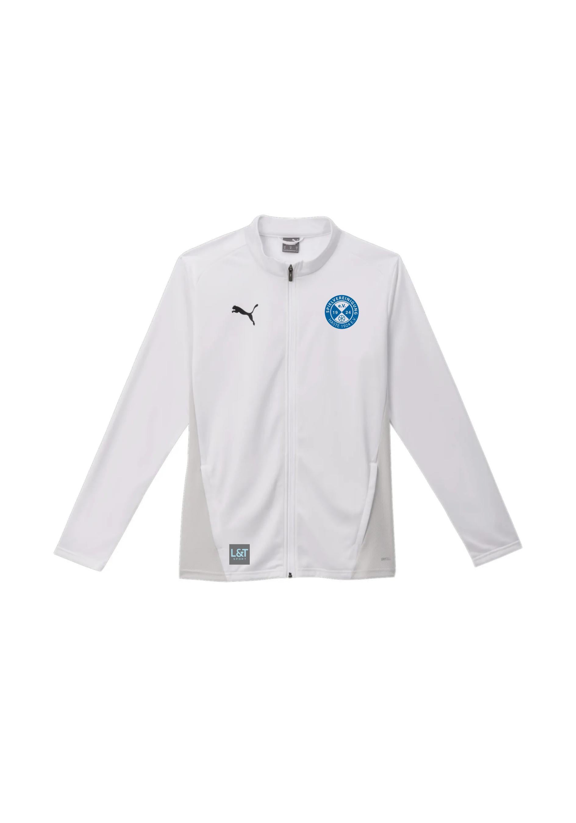 Damen SPVG Haste Trainingsjacke - 004-PUMA WHITE-PUMA BLACK-FEAT - Weiß