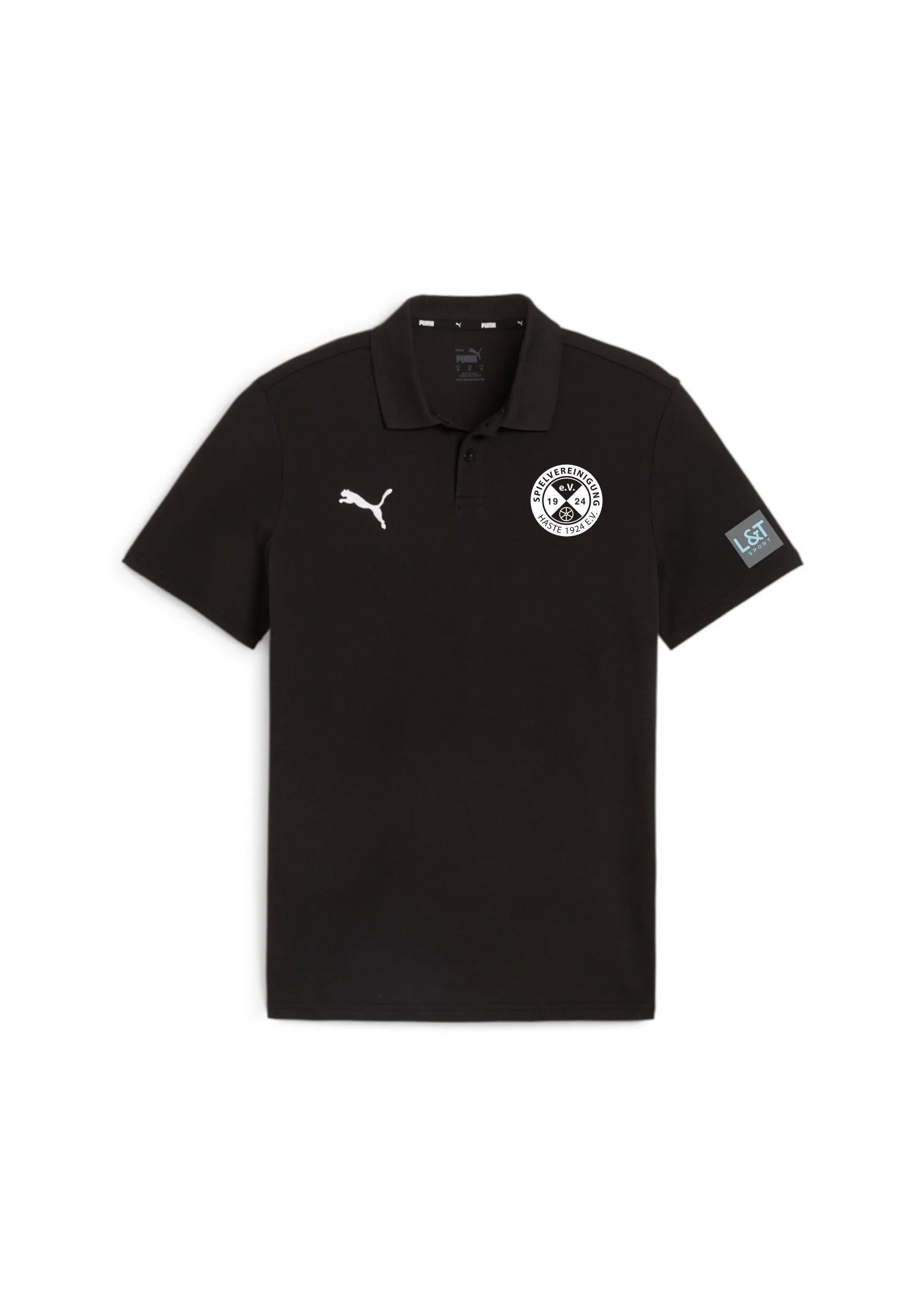 Herren SPVG Haste Polo - 003-PUMA BLACK-PUMA WHITE - Schwarz