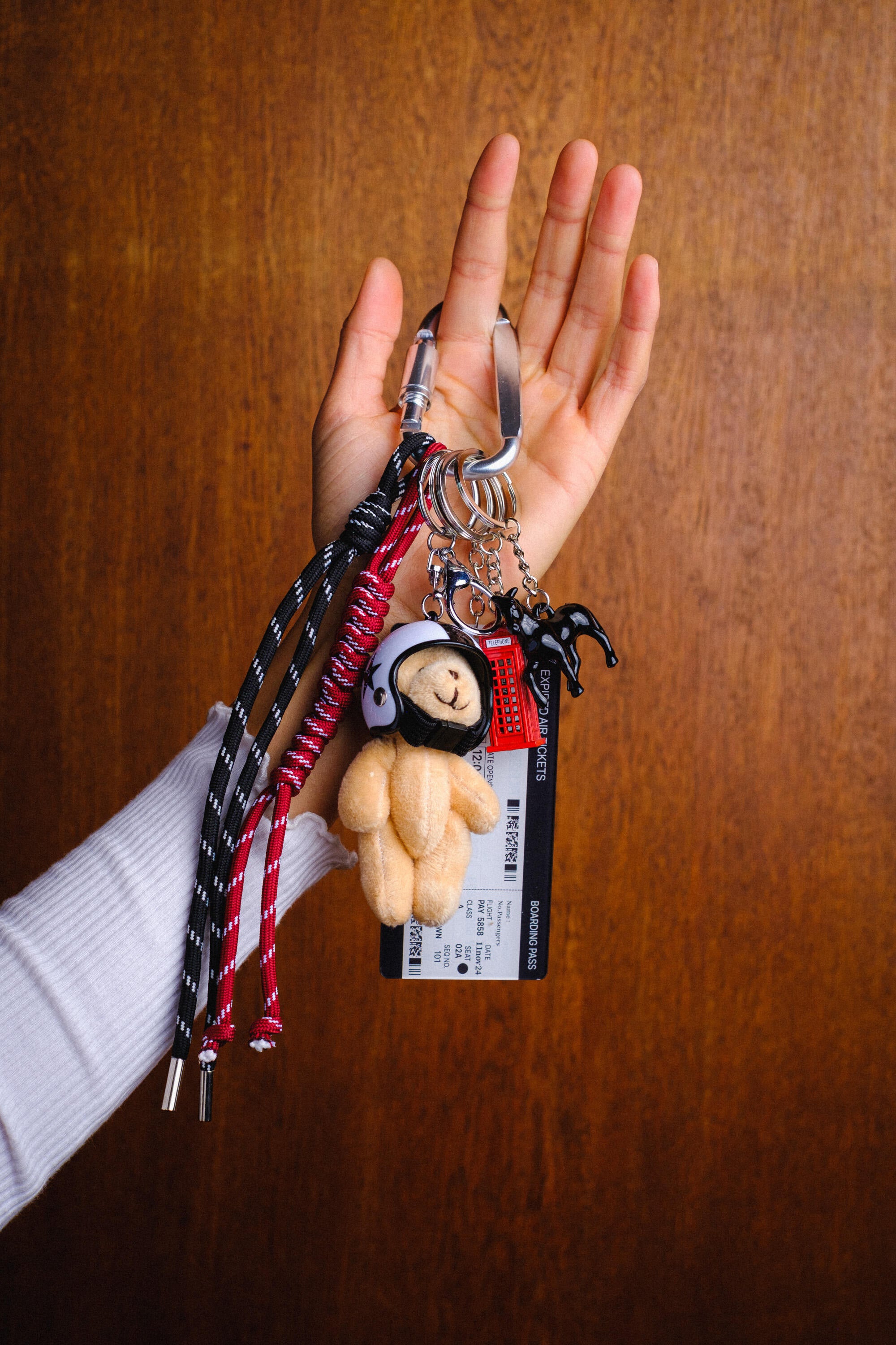 Anhänger TRAVEL BEAR - ka - Mehrfarbig