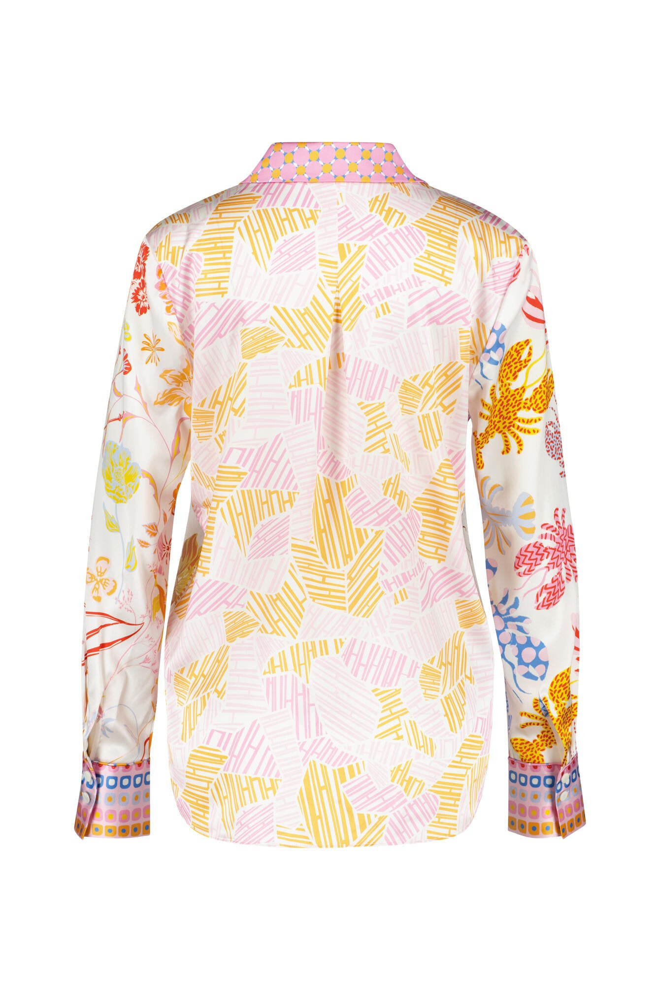 Seidenbluse floral - 252061 Gigi Multi - Mehrfarbig