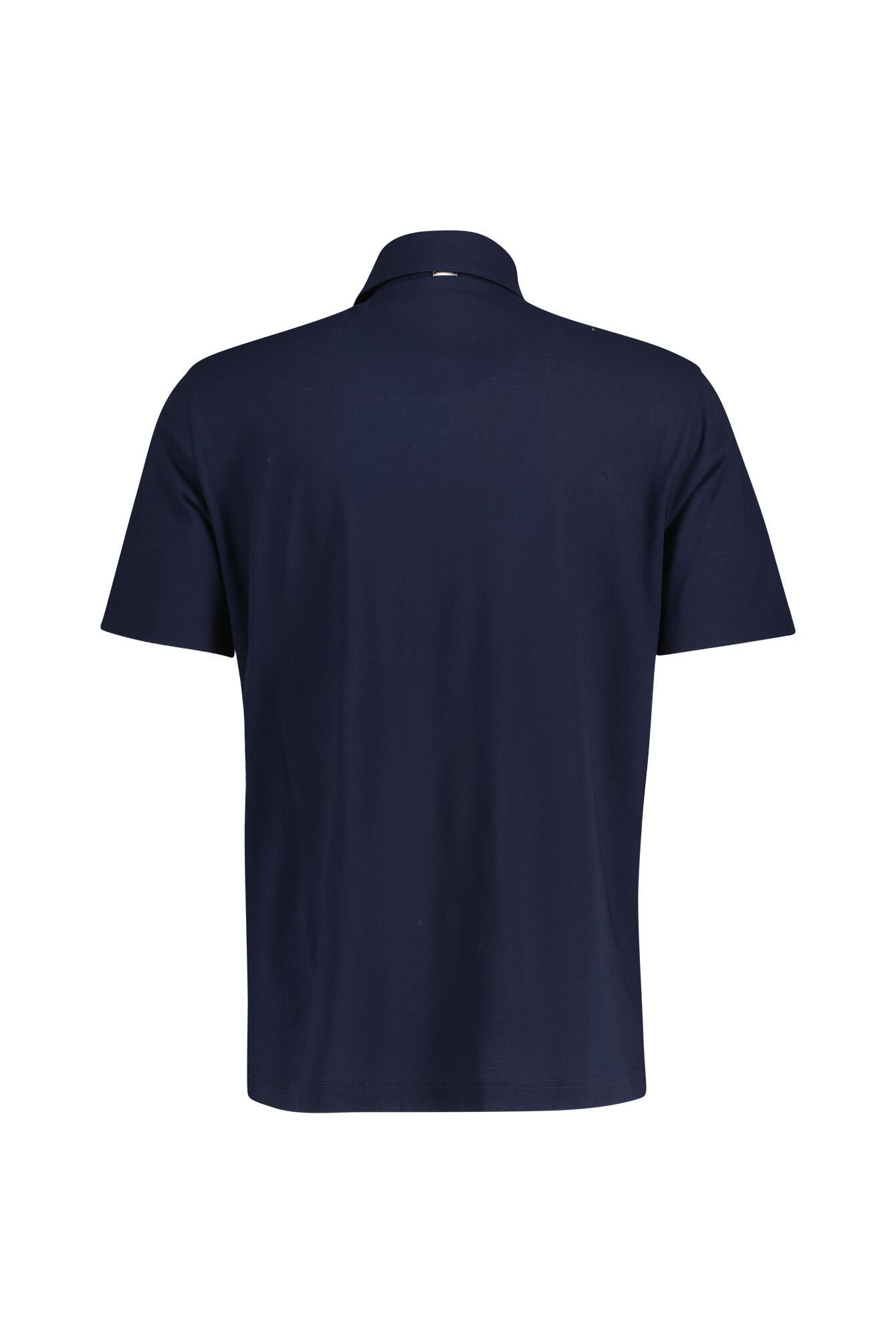 Poloshirt aus Baumwolle - 9200 - Blau