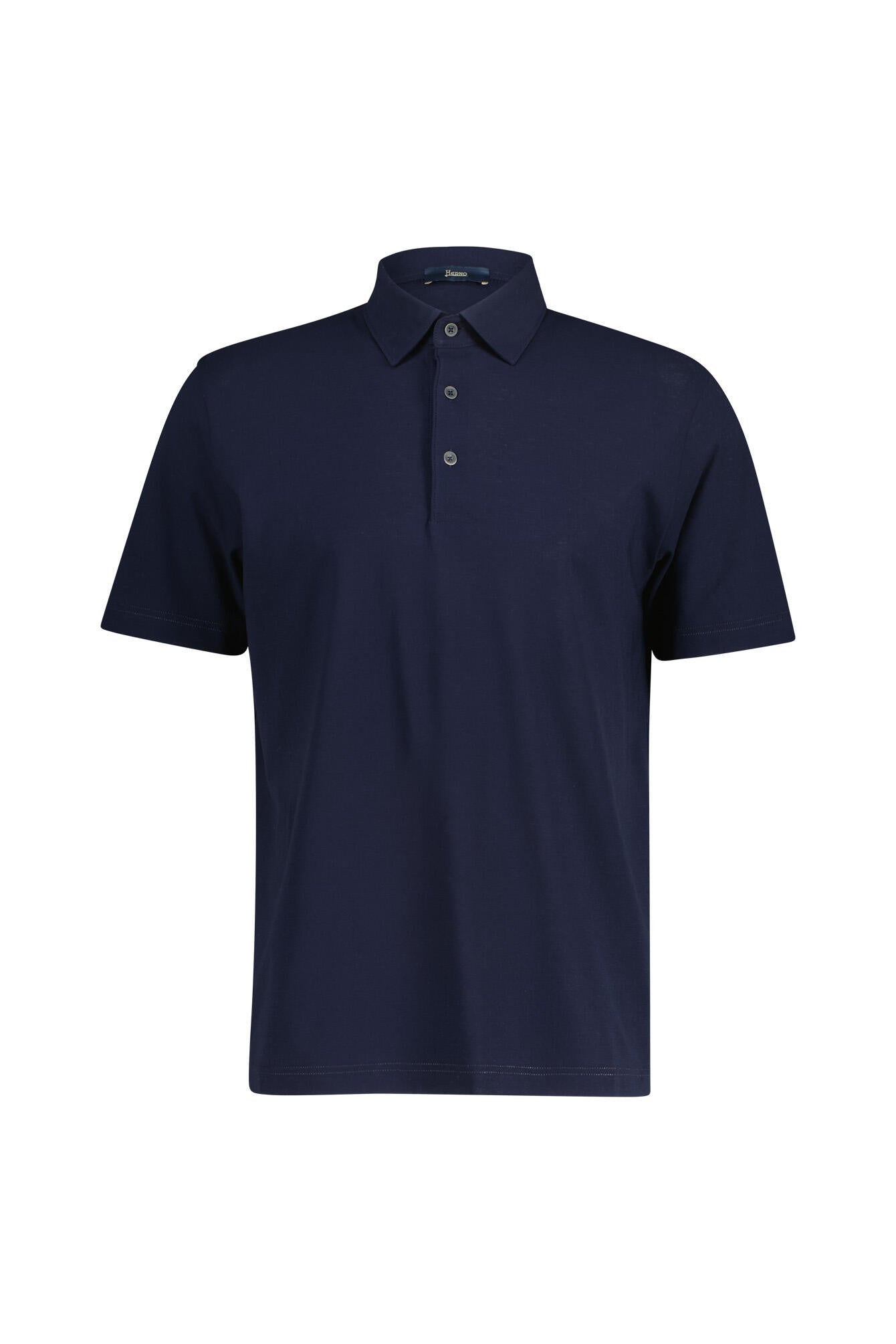 Poloshirt aus Baumwolle - 9200 - Blau