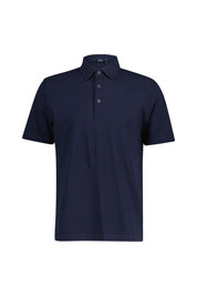 Poloshirt aus Baumwolle - 9200 - Blau