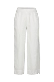 Leinenhose Relaxed Fit - White - Weiß