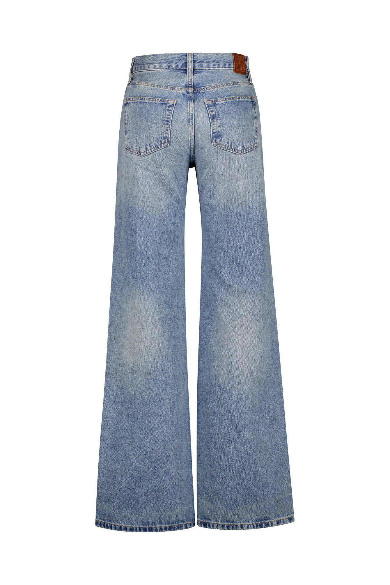 Jeans HUGH Wide Leg - Washed Blue - Blau
