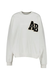 Sweatshirt MILES Oversized Fit - Off White - Weiß