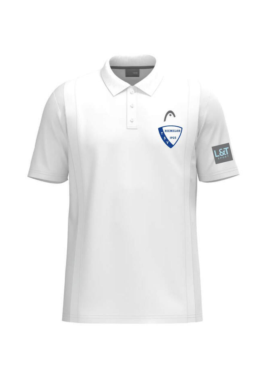 Damen TSV Riemsloh Polo - WH-white - Weiß