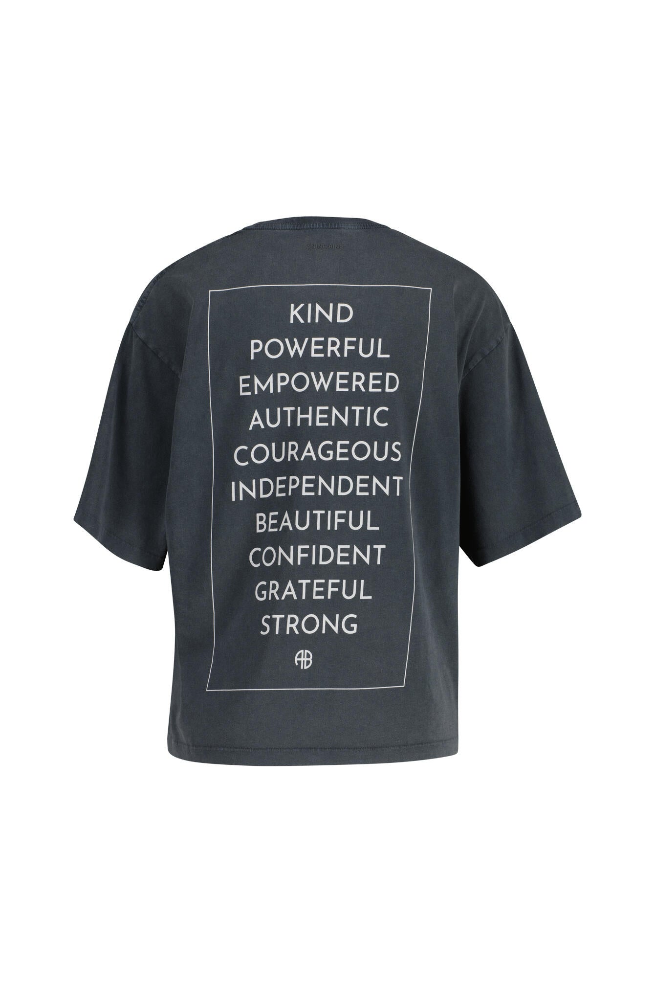 T-Shirt RUDY aus Baumwolle - Washed Black - Grau