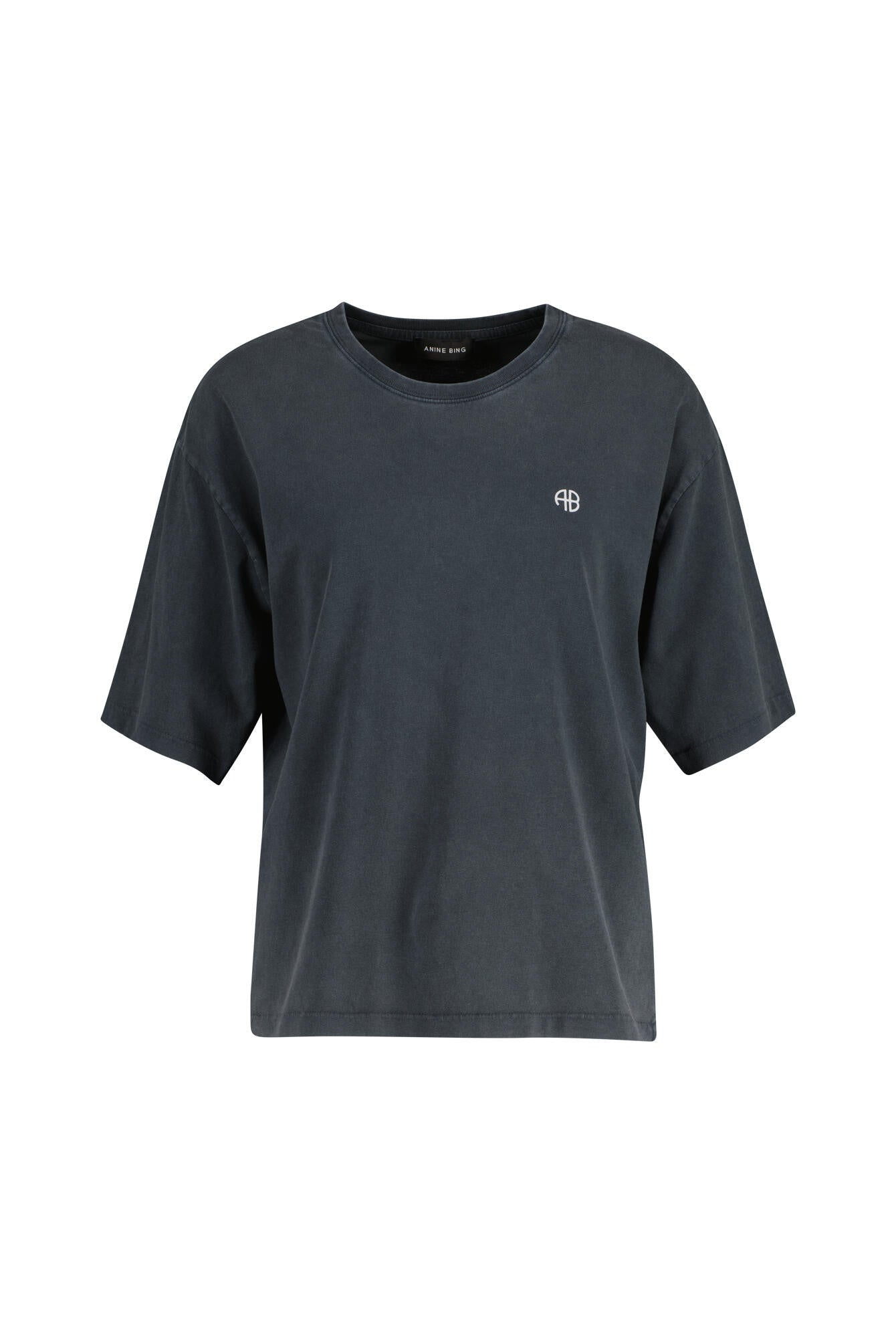 T-Shirt RUDY aus Baumwolle - Washed Black - Grau