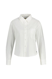 Hemdbluse NUORO aus Baumwolle - 001 - Weiß