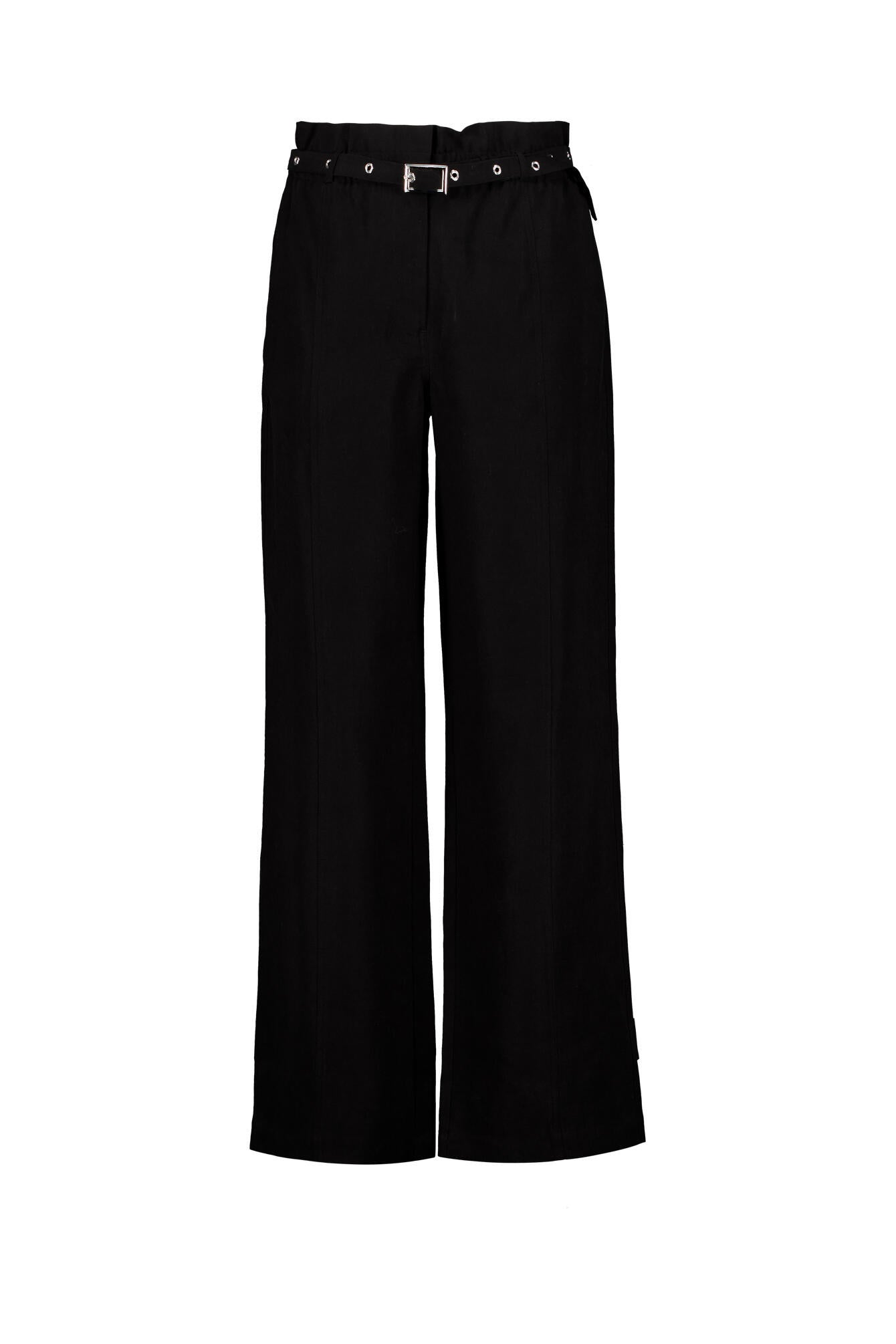 Stoffhose TYLER Wide Leg - 9000 Raven - Schwarz