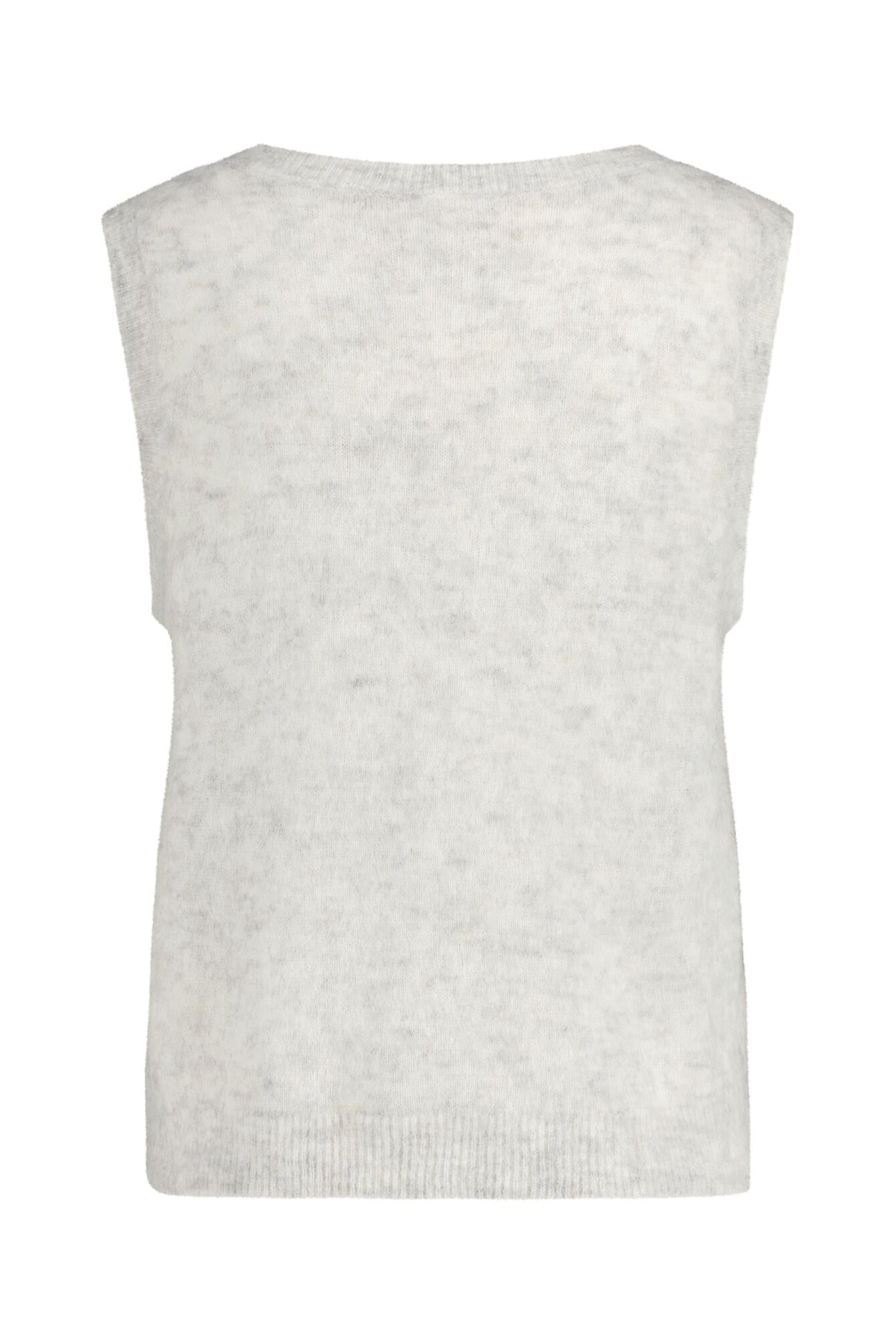 Strickpullunder aus Alpaka-Wollmix - Polaire Chine - Grau