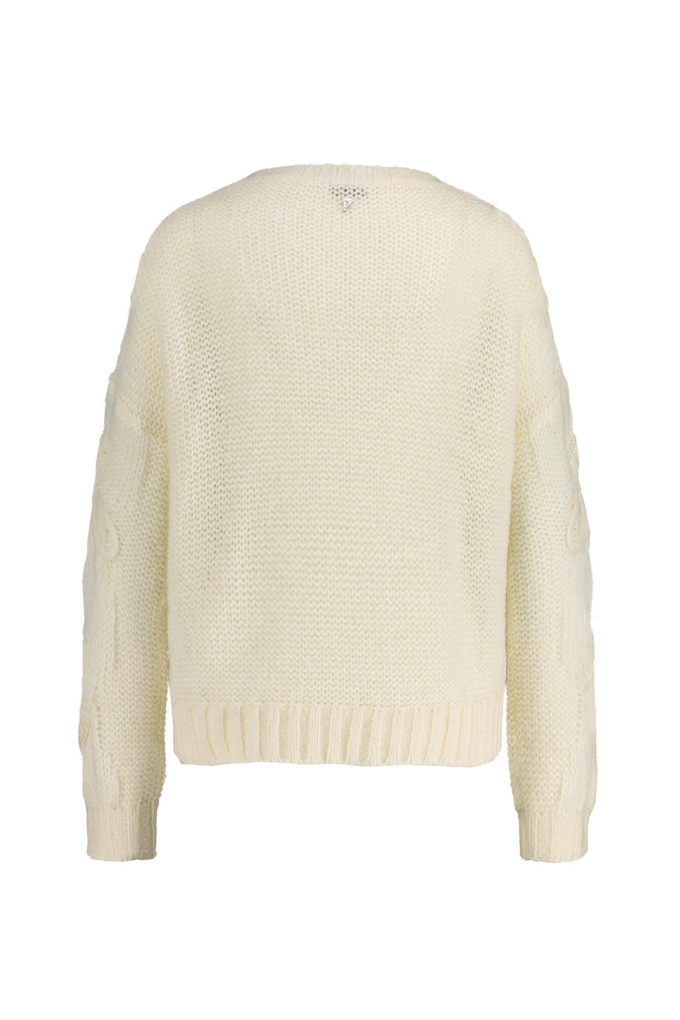 Strickpullover aus Wolle - 002 - Creme