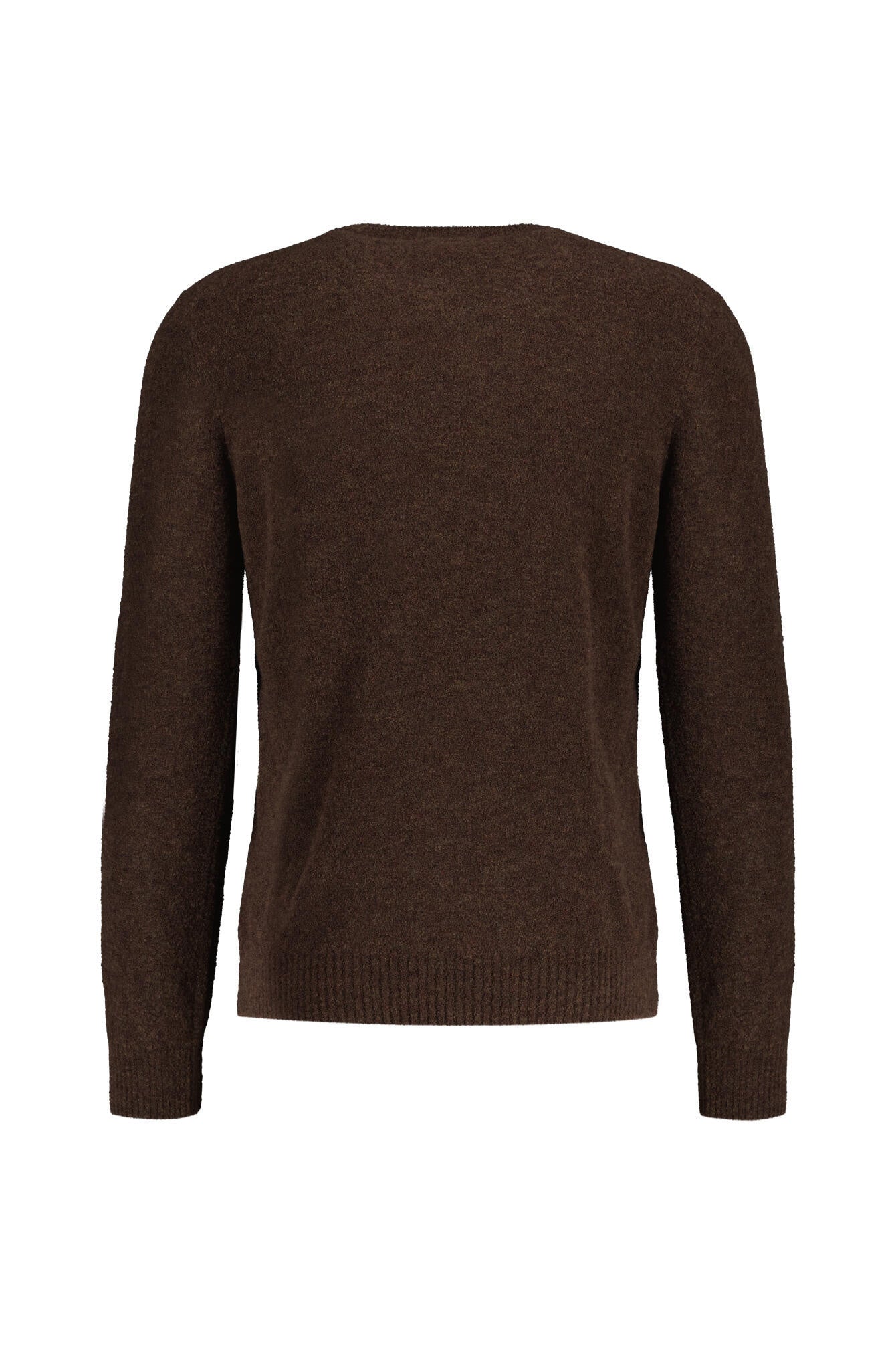 Strickpullover aus Schurwollmix - 180 - Braun