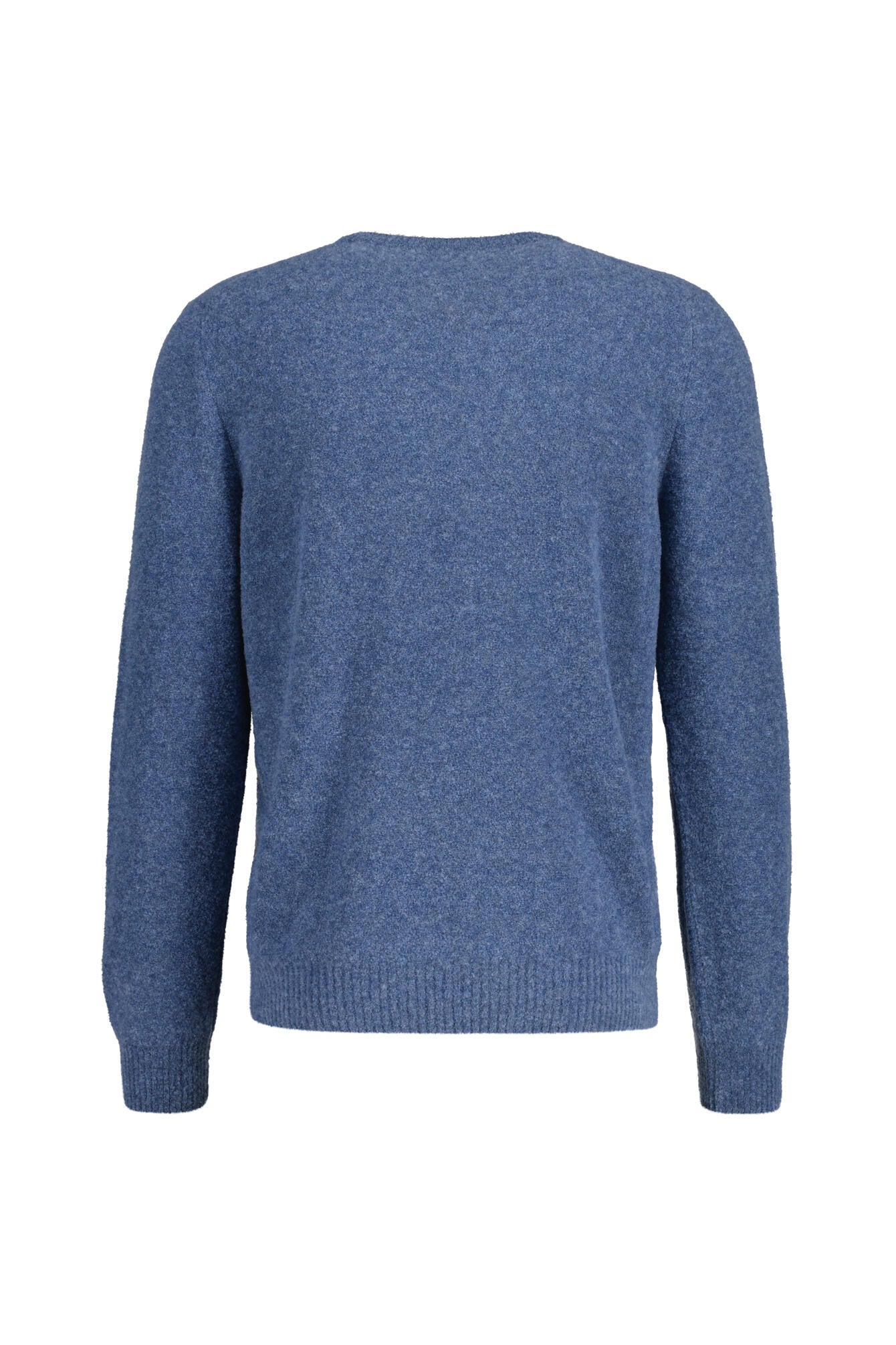 Strickpullover aus Schurwollmix - 517 - Blau