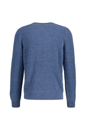 Strickpullover aus Schurwollmix - 517 - Blau