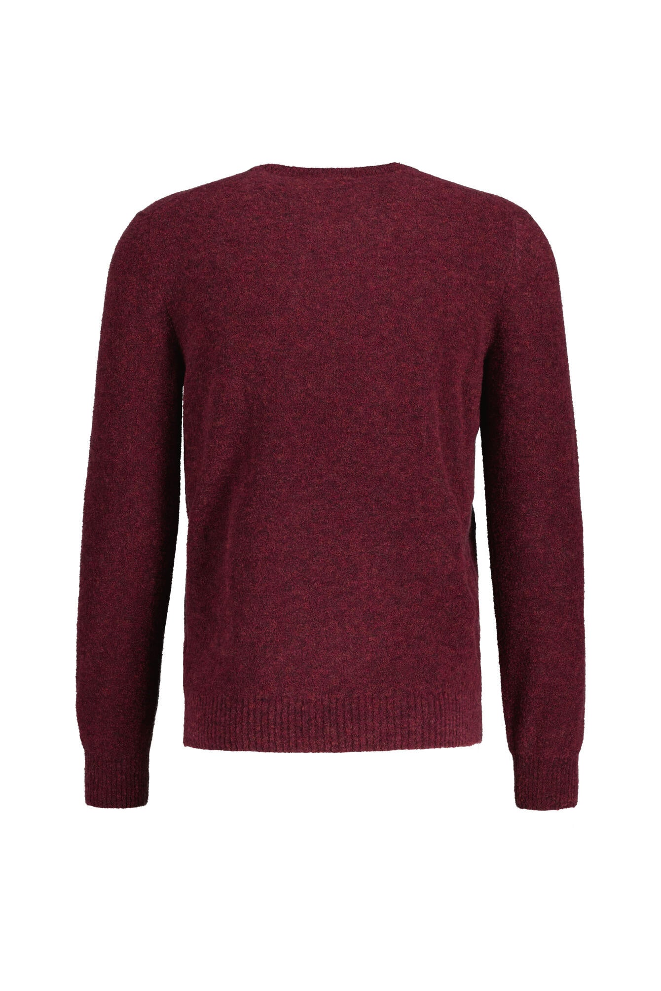 Strickpullover aus Schurwollmix - 260 - Rot