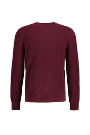Strickpullover aus Schurwollmix - 260 - Rot