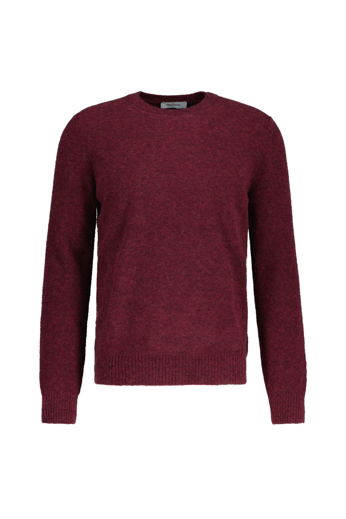 Strickpullover aus Schurwollmix - 260 - Rot